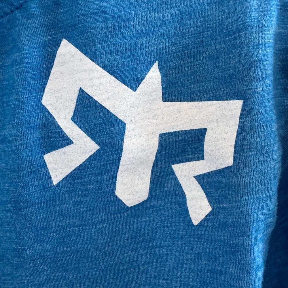Women’s Large Blue Zip Up Lightweight Ragnar Race Hoodie - Picture 4 of 5